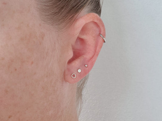 Small Circle Studs