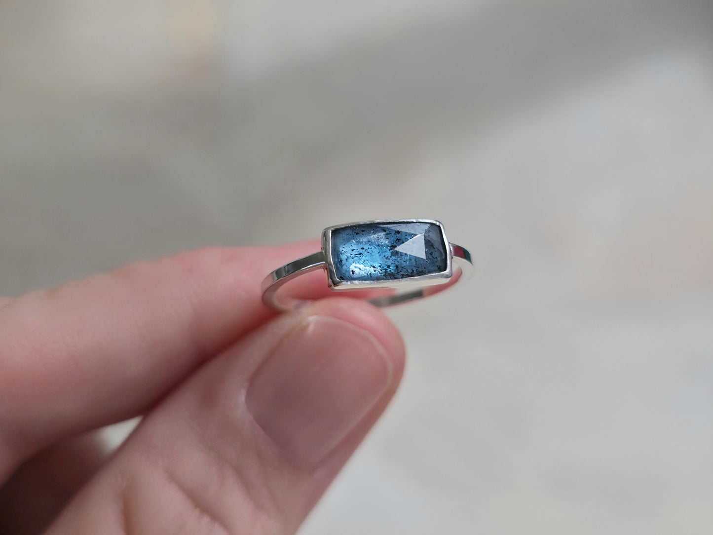 Baguette Kyanite Ring