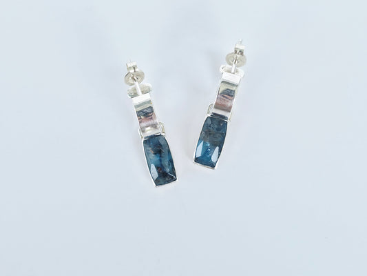 Baguette Kyanite Bar Hoops