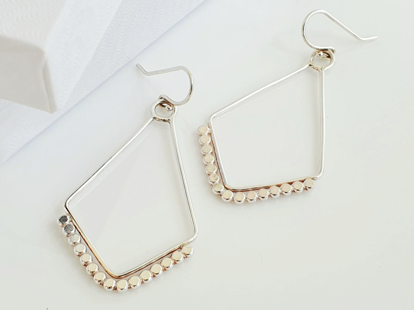 Dotted Diamond Earrings