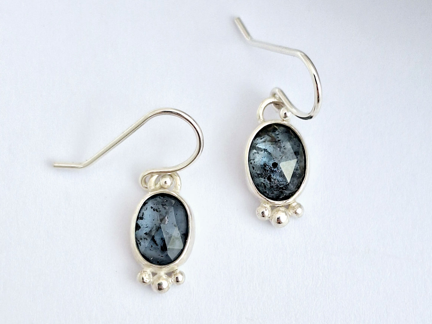 Oval Kyanite Earrings