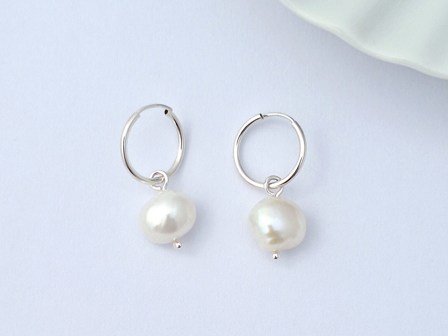 Pearl Hoops