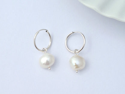 Pearl Hoops