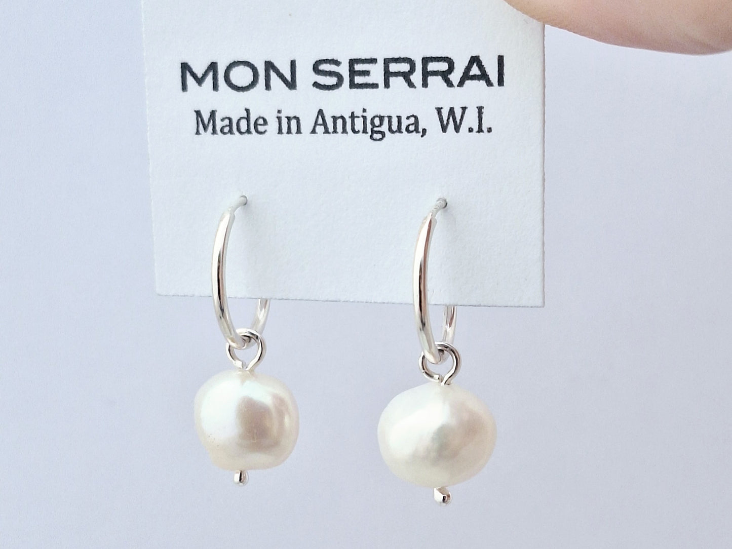 Pearl Hoops