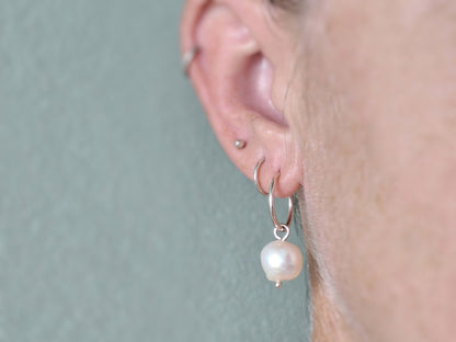 Pearl Hoops