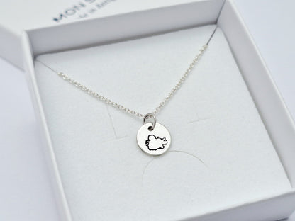 Antigua Map Necklace