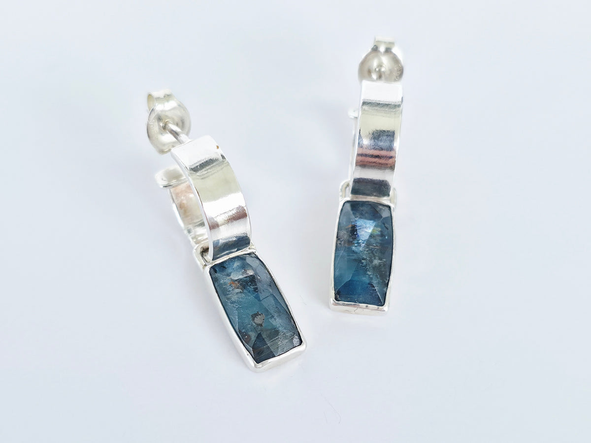 Baguette Kyanite Bar Hoops