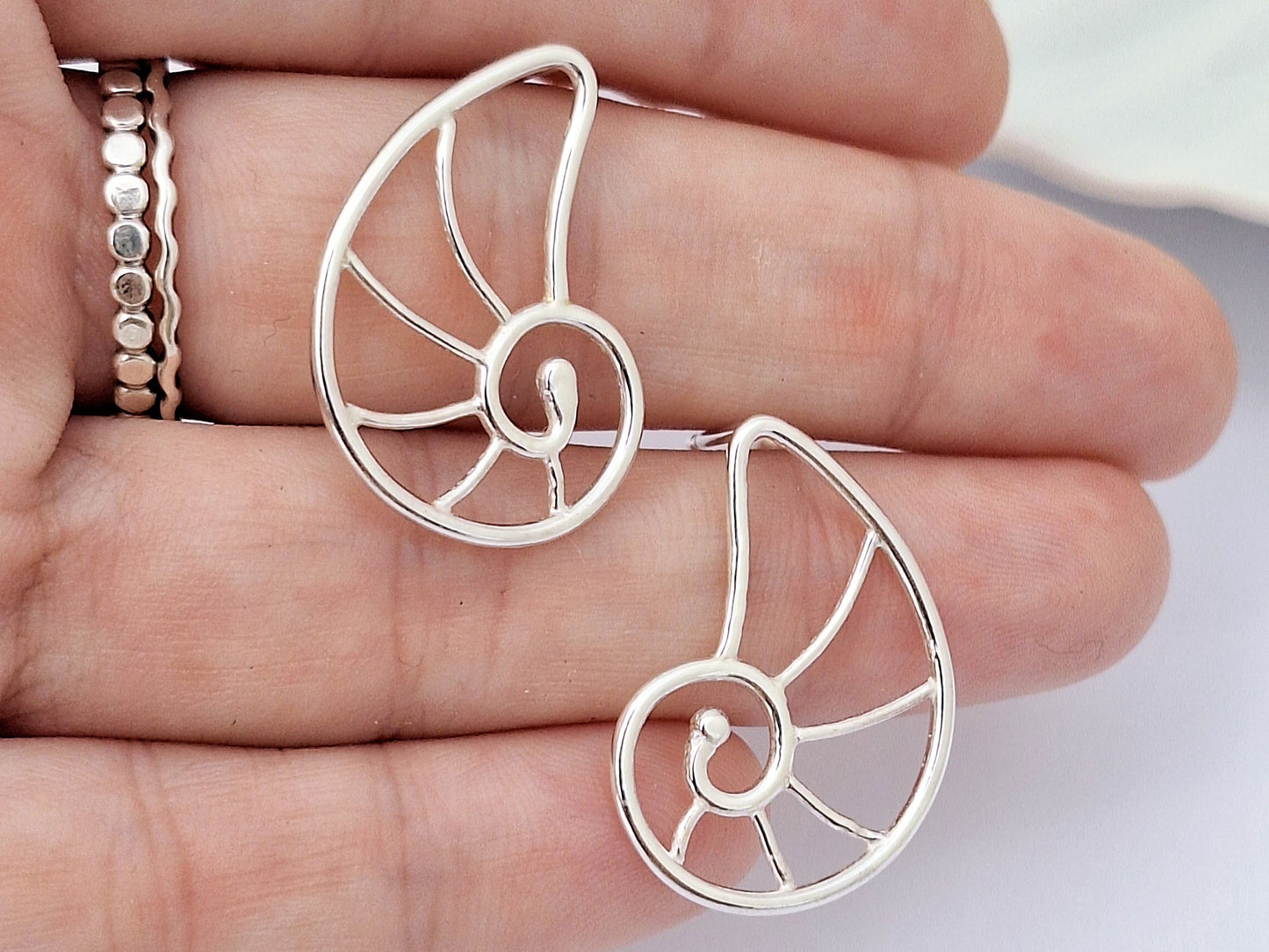 Nautilus Earrings